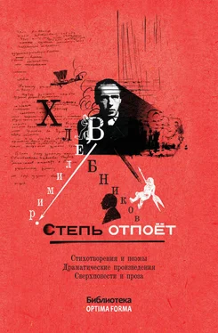 Виктор Хлебников Степь отпоёт (сборник) обложка книги