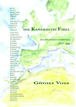 Günter Voss DIE KANARISCHE FIBEL обложка книги