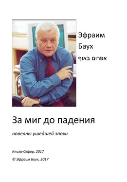 Эфраим Баух За миг до падения обложка книги