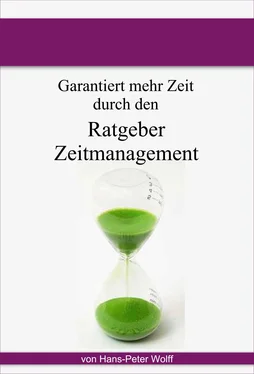 Hans-Peter Wolff Ratgeber Zeitmanagement обложка книги