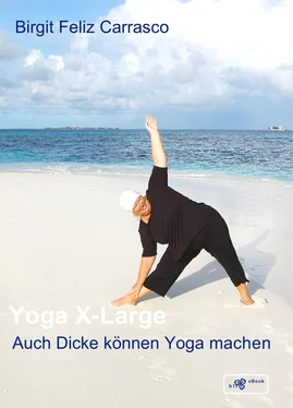 Birgit Feliz Carrasco Yoga X-Large - Auch Dicke können Yoga machen обложка книги