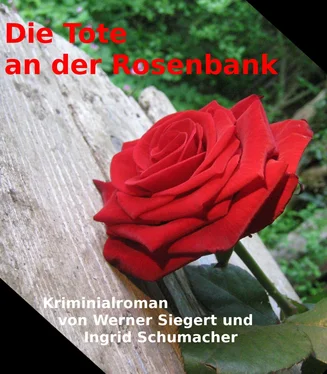 Werner Siegert Die Tote an der Rosenbank обложка книги
