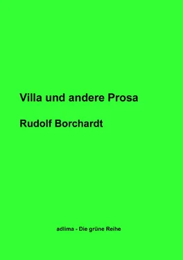 Rudolf Borchardt Villa und andere Prosa обложка книги