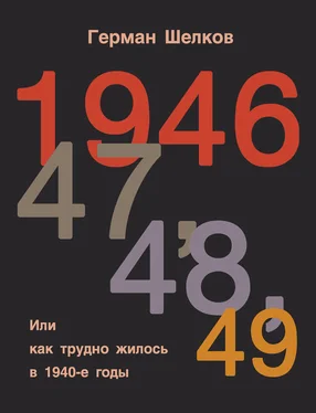 Герман Шелков 1946 г, 47 г, 48 г, 49 г. или Как трудно жилось в 1940-е годы обложка книги