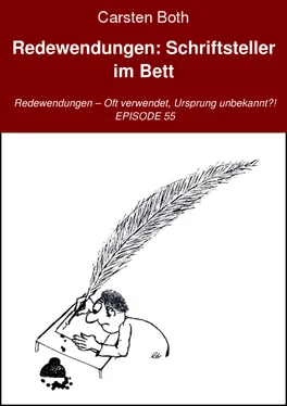 Carsten Both Redewendungen: Schriftsteller im Bett обложка книги