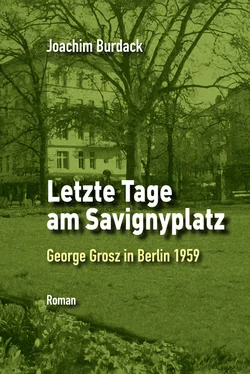 Joachim Burdack Letzte Tage am Savignyplatz обложка книги