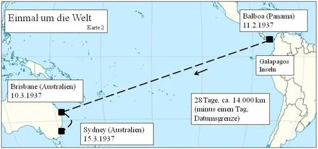 Es wird eine lange Fahrt werden Insgesamt 26 Tage auf See und ziemlich genau - фото 52