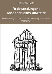 Carsten Both - Redewendungen - Absonderliches Unwetter
