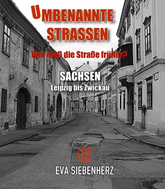 Eva Siebenherz Umbenannte Straßen in Sachsen обложка книги