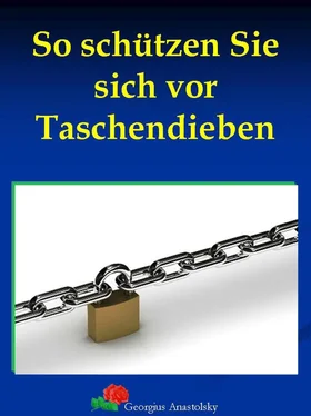 Georgius Anastolsky So schützen Sie sich vor Taschendieben обложка книги