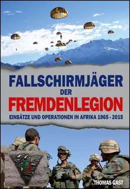 Thomas GAST Die Fallschirmjäger der Fremdenlegion обложка книги