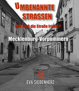 Eva Siebenherz Umbenannte Straßen in Mecklenburg-Vorpommern обложка книги
