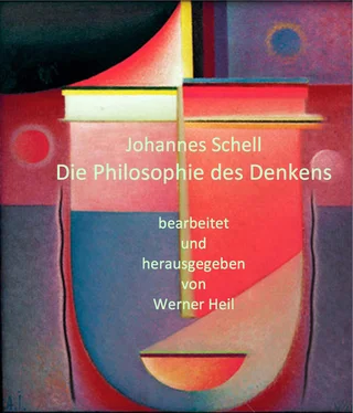 Johannes Schell Die Philosophie des Denkens обложка книги