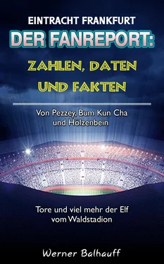 Werner Balhauff Die Eintracht – Zahlen, Daten und Fakten von Eintracht Frankfurt обложка книги