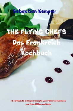 Sebastian Kemper THE FLYING CHEFS Das Frankreich Kochbuch обложка книги