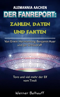 Werner Balhauff Die Alemannia – Zahlen, Daten und Fakten von Alemannia Aachen обложка книги