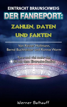 Werner Balhauff Die Eintracht – Zahlen, Daten und Fakten des BTSV Eintracht Braunschweig обложка книги