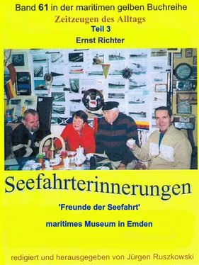 Ernst Richter Seefahrterinnerungen – 'Freunde der Seefahrt' – maritimes Museum in Emden обложка книги