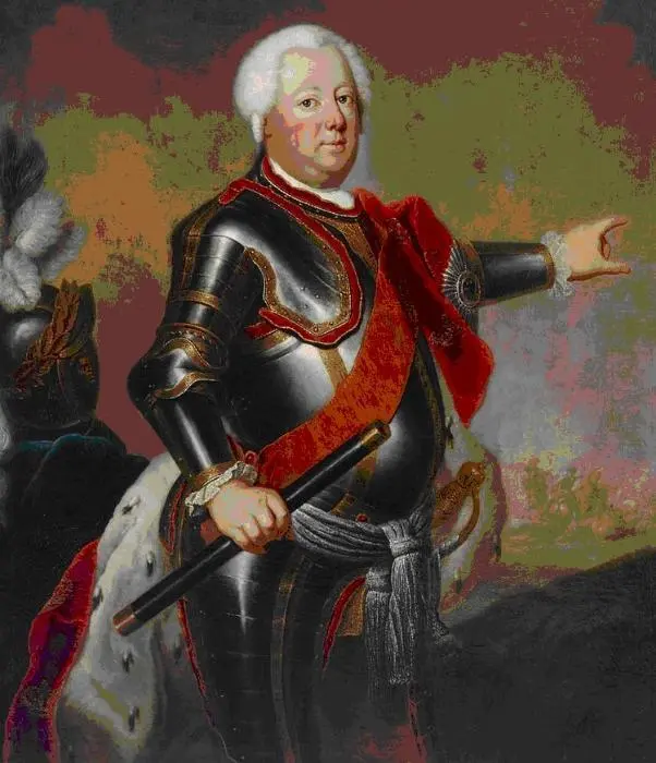 Der Vater Preußenkönig Friedrich Wilhelm I Von Atelier Werkstatt von - фото 14
