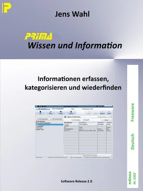 Jens Wahl PRIMA Wissen und Information обложка книги