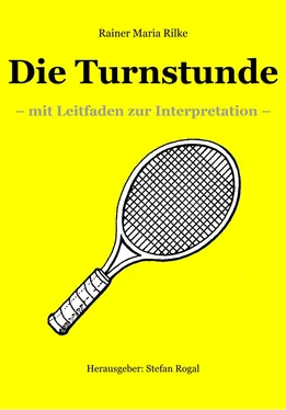Rainer-Maria Rilke Die Turnstunde обложка книги