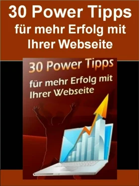 Thomas Kloes 30 Power Tipps Für mehr Erfolg mit Ihrer Webseite обложка книги