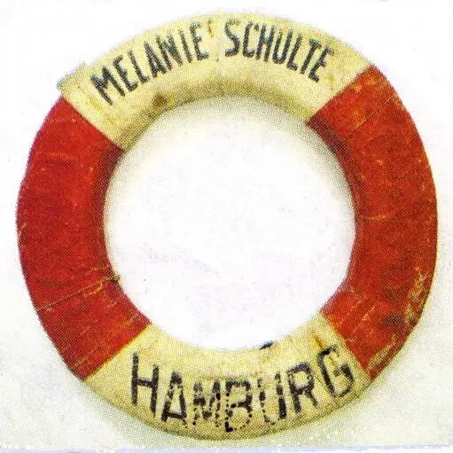 Dieser Rettungsring der MELANIE SCHULTE wurde im Februar 1953 an der - фото 16