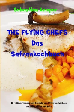 Sebastian Kemper THE FLYING CHEFS Das Safrankochbuch обложка книги