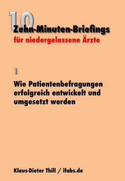 Klaus-Dieter Thill Wie Patientenbefragungen erfolgreich entwickelt und umgesetzt werden обложка книги