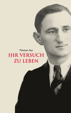 Thomas Ays Ihr Versuch zu leben обложка книги