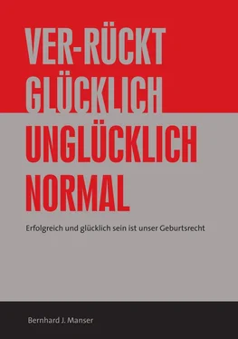 Bernhard J. Manser Ver-rückt glücklich / unglücklich normal обложка книги