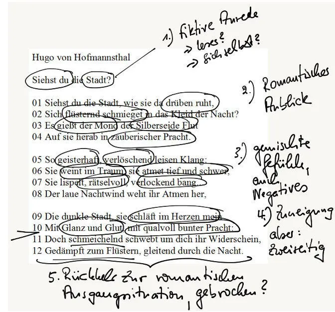 Unsere fünf entscheidenden VerständnispunkteVP1 Das Gedicht enthält in der - фото 7
