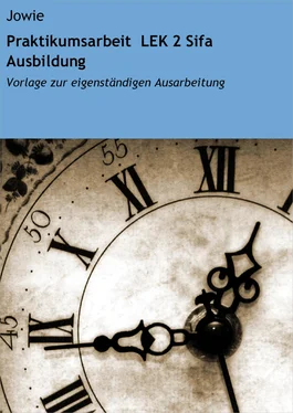 null Jowie Praktikumsarbeit LEK 2 Sifa Ausbildung обложка книги