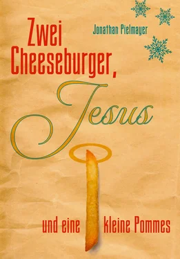 Jonathan Pielmayer Zwei Cheeseburger, Jesus und eine kleine Pommes обложка книги