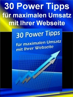 Thomas Skirde 30 Power Tipps - Für mehr Umsatz mit Ihrer Webseite обложка книги