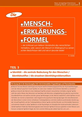 K. Ostler Die Mensch-Erklärungsformel (Teil 3) обложка книги