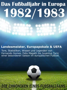 Werner Balhauff Das Fußballjahr in Europa 1982 / 1983 обложка книги