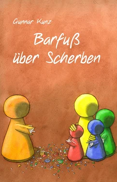 Gunnar Kunz Barfuß über Scherben обложка книги