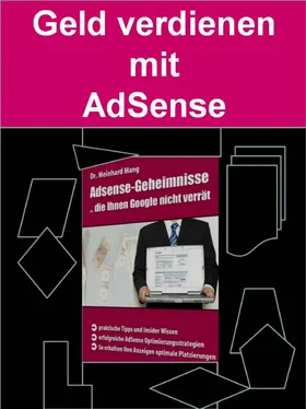 Dr. Meinhard Mang Geld verdienen mit AdSense обложка книги