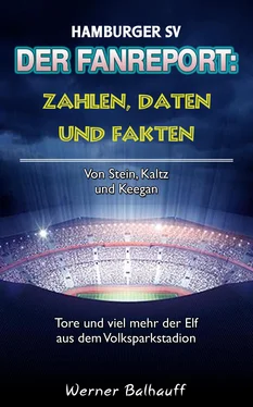 Werner Balhauff Hamburger SV – Zahlen, Daten und Fakten des Dino der Bundesliga обложка книги