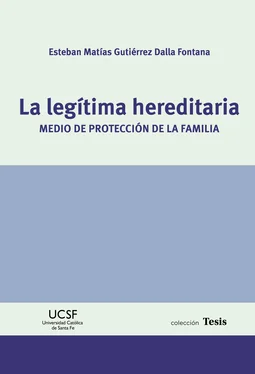 Esteban Matías Gutiérrez Dalla Fontana La legítima hereditaria обложка книги