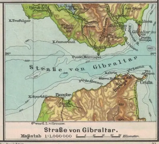 Strasse von Gibraltar den 7 Juli 1895 a B SMS STOSCH Die Behauptung wir - фото 39
