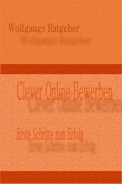 Wolfgangs Ratgeber Clever Online Bewerben обложка книги