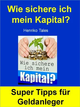Henriko Tales Wie sichere ich mein Kapital обложка книги
