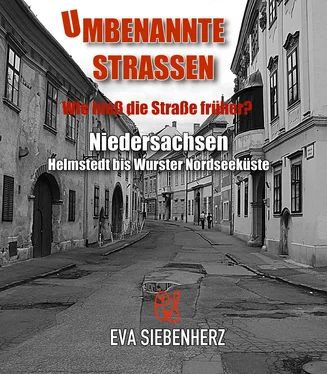 Eva Siebenherz Umbenannte Straßen in Niedersachsen обложка книги