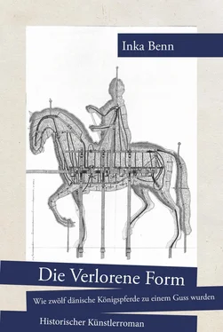 Inka Benn Die Verlorene Form - wie zwölf dänische Königspferde zu einem Guss wurden обложка книги