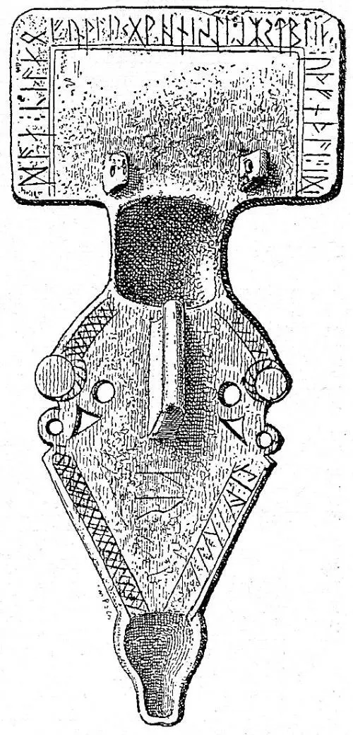 Bei der Bügelfibel von Aquincum handelt es sich um eine gegossene silberne - фото 48