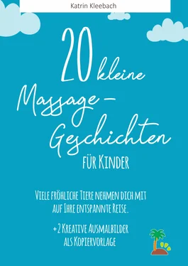 Katrin Kleebach 20 kleine Massagegeschichten für Kinder обложка книги