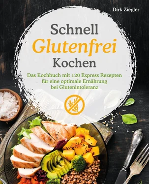 Dirk Ziegler Schnell Glutenfrei Kochen – Das Kochbuch mit 120 Express Rezepten für eine optimale Ernährung bei Glutenintoleranz обложка книги