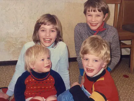 Meine Geschwister und ich 1985 Sabine Walter ich Ulli und Thomas Wir - фото 6
